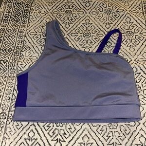 Gym shark asymmetrical Purple  sports bra Size Small S Gymshark
